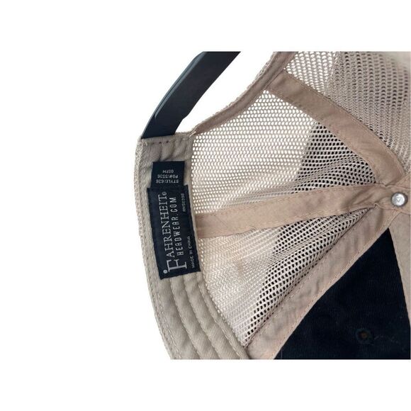 Fahrenheit Skull Crown Trucker Hat - Picture 5 of 7